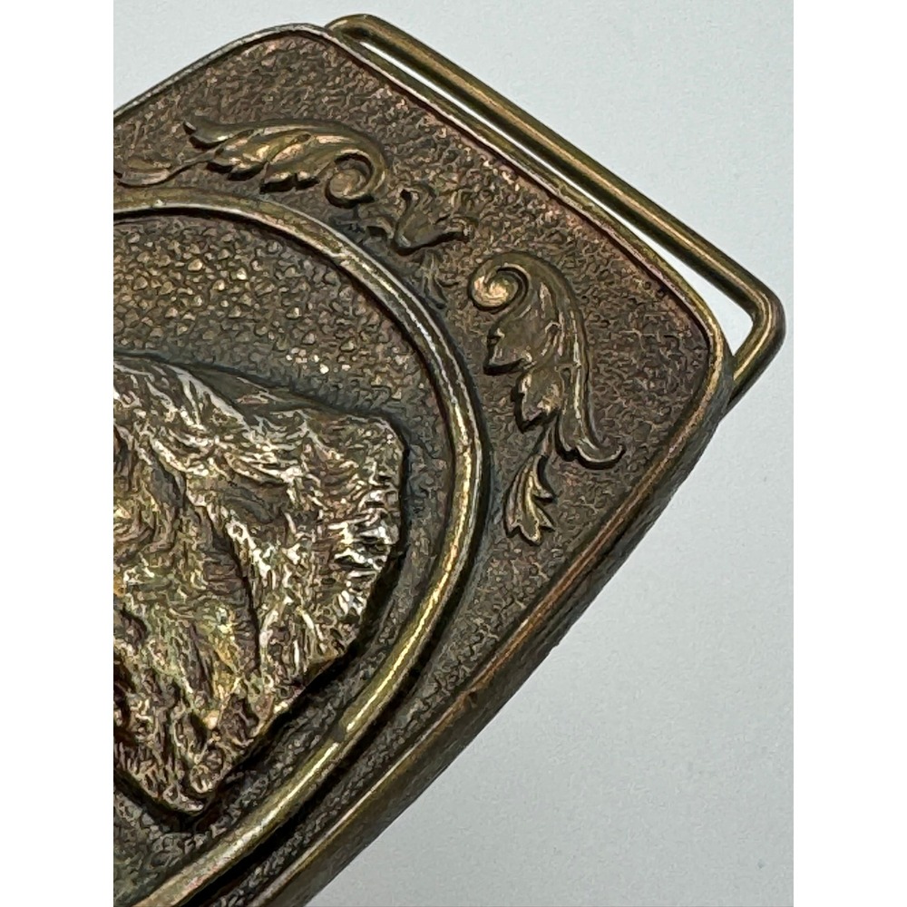 Vintage 1977 Wyoming Studio Art Works Labrador Retriever Belt Buckle RJ Ventrice - Picture 14 of 15